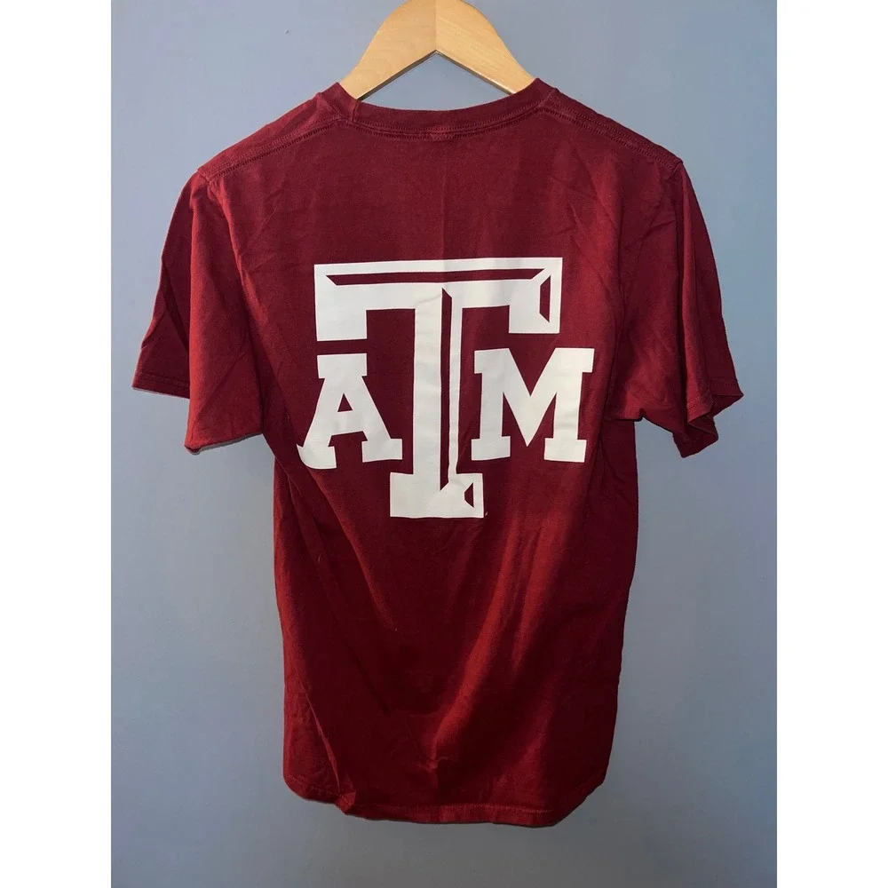 Fanatics Texas A&M Aggies Maroon T-Shirt Mens Small NCAA College Logo Tee